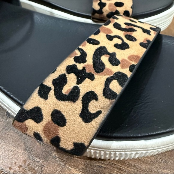 Mia Leopard Print Ankle Strap Women's Sandals - Picture 8 of 11